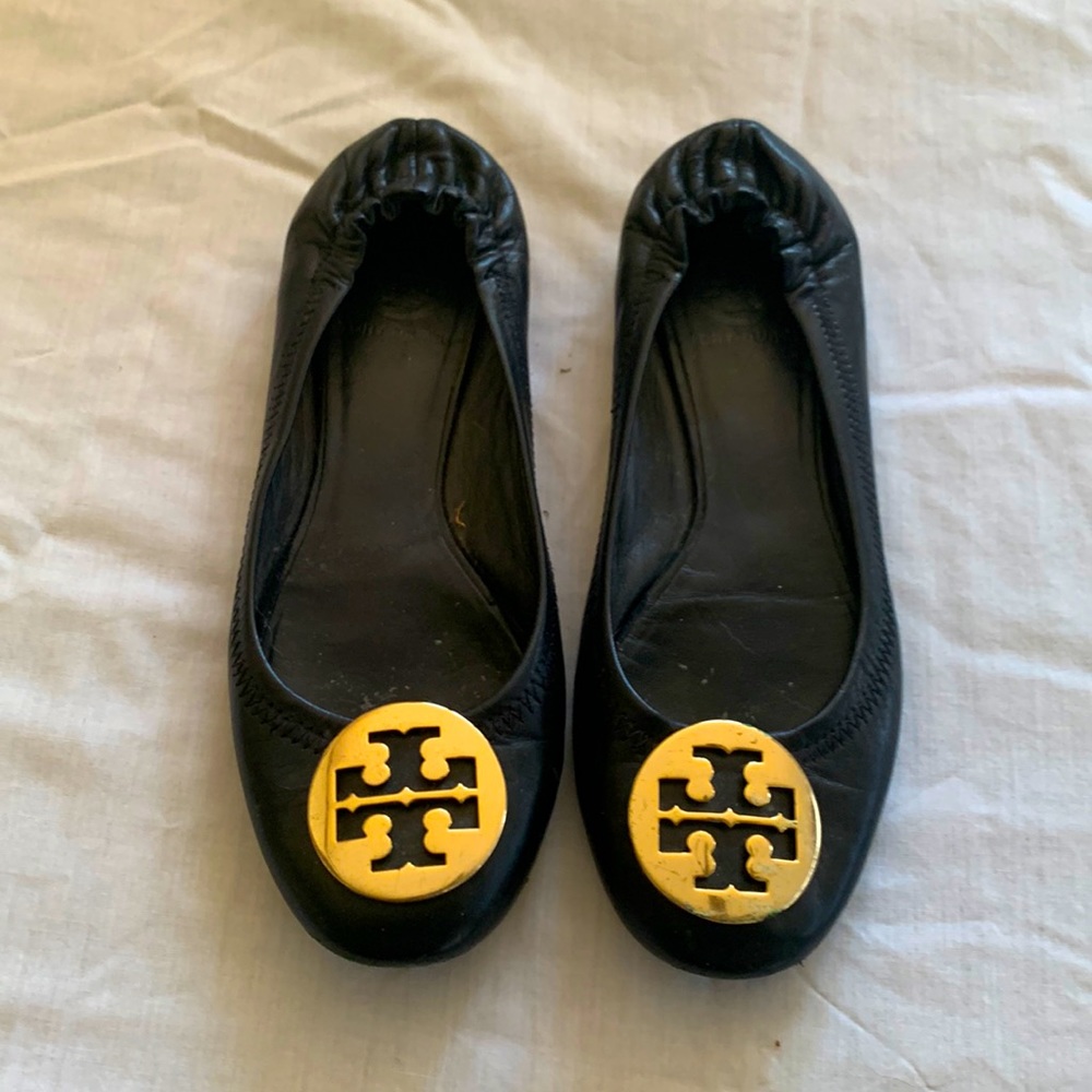 Tory Burch classic black flats size 6